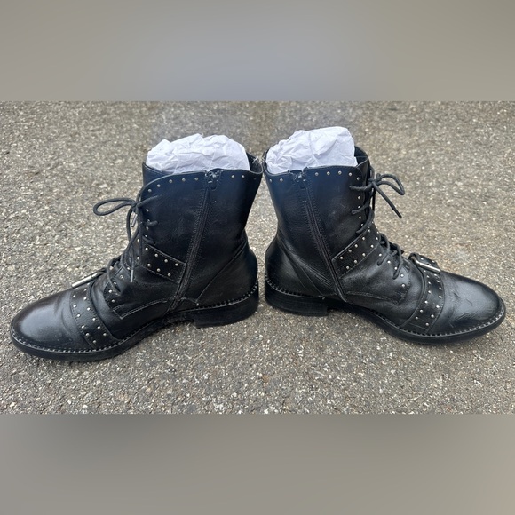 GUC Napoleoni Studded Combat Boots - Picture 15 of 16